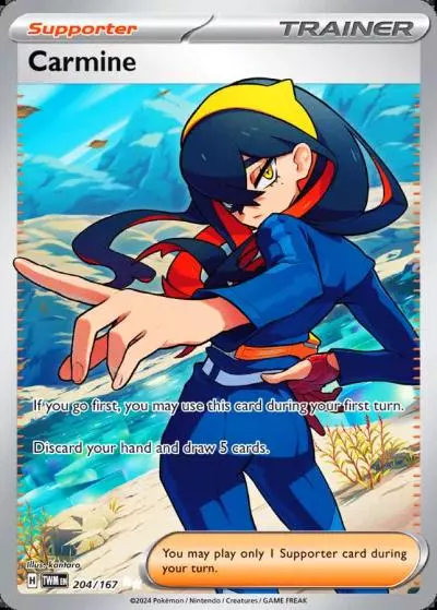 Carmine 204/167 Twilight Masquerade Pokemon card