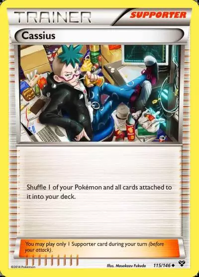 Cassius 115/146 XY Pokemon card