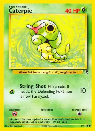 Caterpie 69/110 Legendary Collection Pokemon card