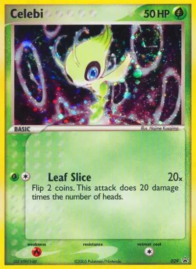 Celebi 29/40 Nintendo Black Star Promos Pokemon card