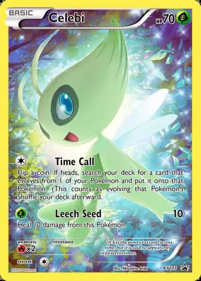 Celebi XY111/211 XY Black Star Promos Pokemon card