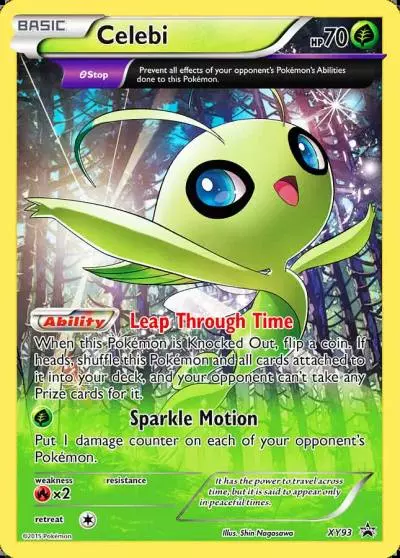 Celebi XY93/211 XY Black Star Promos Pokemon card