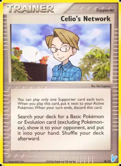Celio's Network 8/12 EX Trainer Kit 2 Minun Pokemon card