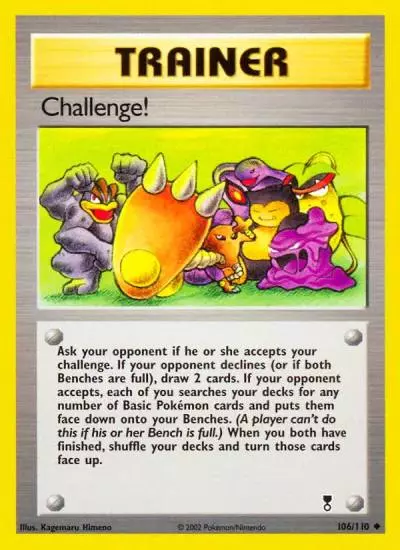 Challenge! 106/110 Legendary Collection Pokemon card