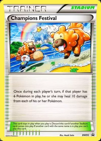 Champions Festival BW95/101 BW Black Star Promos Pokemon card
