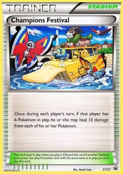 Champions Festival XY27/211 XY Black Star Promos Pokemon card