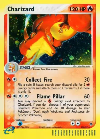 Charizard 100/97 Dragon Pokemon card