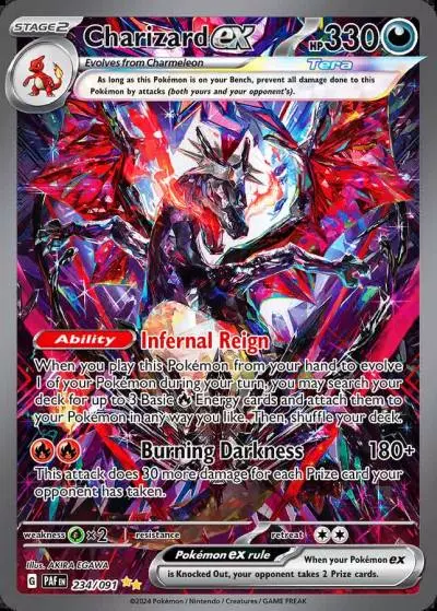 Charizard ex 234/91 Paldean Fates Pokemon card