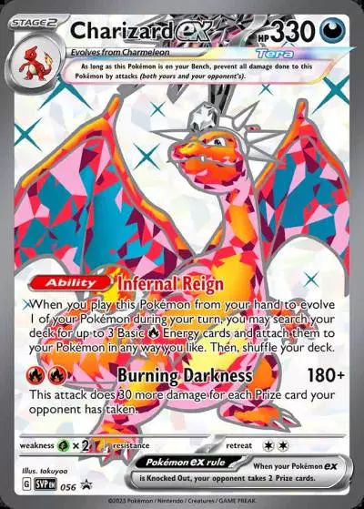 Charizard ex 56/165 Scarlet & Violet Black Star Promos Pokemon card