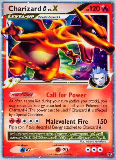 Charizard G LV.X DP45/56 DP Black Star Promos Pokemon card