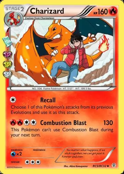 Charizard RC5/83 Generations Pokemon card