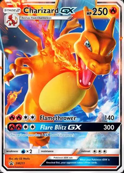 Charizard-GX SM211/248 SM Black Star Promos Pokemon card