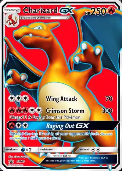 Charizard-GX SM60/248 SM Black Star Promos Pokemon card