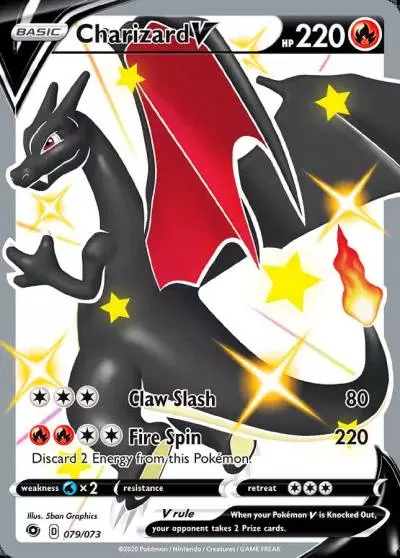 Charizard V 79/73 Champion's Path Pokemon card