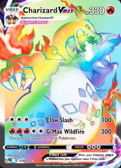Charizard VMAX 74/73 Champion's Path Pokemon card