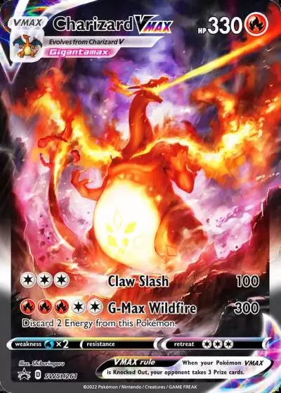Charizard VMAX SWSH261/307 SWSH Black Star Promos Pokemon card