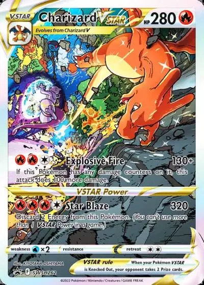 Charizard VSTAR SWSH262/307 SWSH Black Star Promos Pokemon card