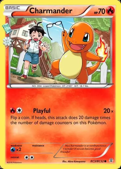Charmander RC3/83 Generations Pokemon card