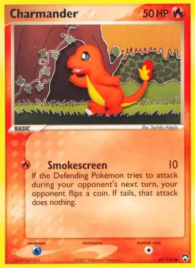 Charmander 48/108 Power Keepers Pokemon card