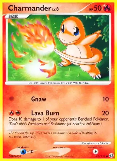 Charmander 82/132 Secret Wonders Pokemon card