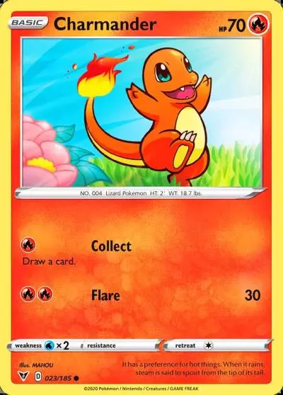 Charmander 23/185 Vivid Voltage Pokemon card