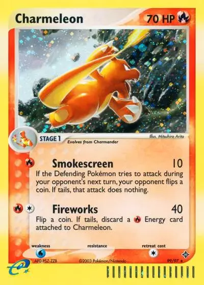 Charmeleon 99/97 Dragon Pokemon card