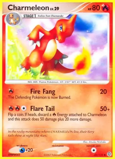 Charmeleon 46/132 Secret Wonders Pokemon card