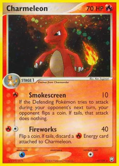 Charmeleon 110/109 Team Rocket Returns Pokemon card