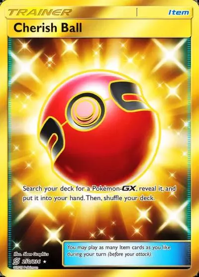 Cherish Ball 250/236 Unified Minds Pokemon card