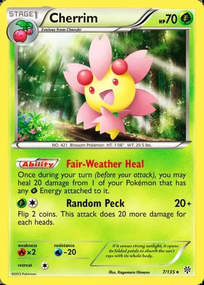 Cherrim 7/135 Plasma Storm Pokemon card