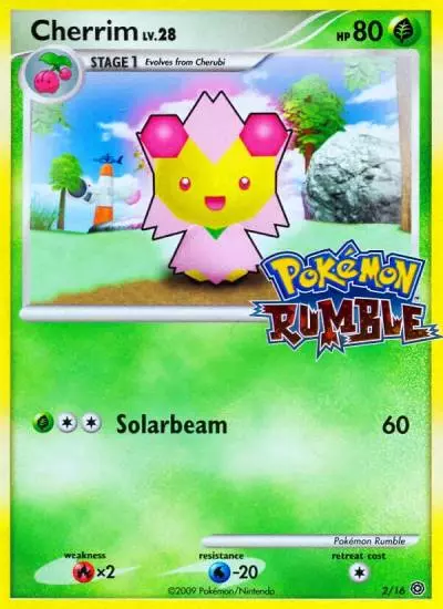 Cherrim 2/16 Pokémon Rumble Pokemon card