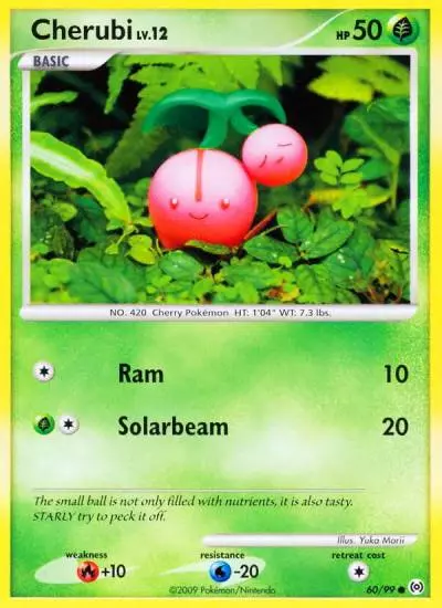 Cherubi 60/99 Arceus Pokemon card