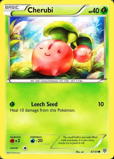 Cherubi 6/135 Plasma Storm Pokemon card