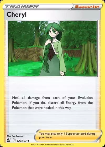 Cheryl 123/163 Battle Styles Pokemon card
