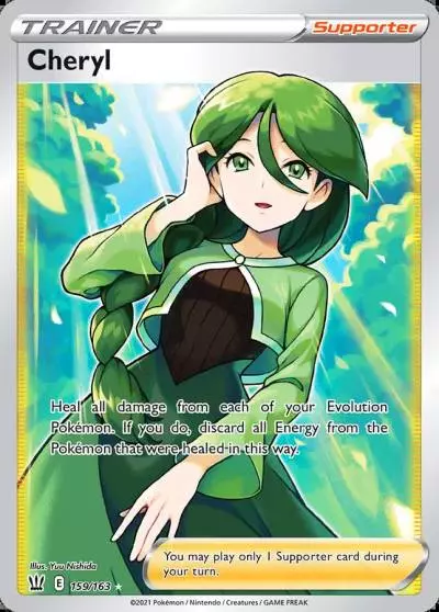 Cheryl 159/163 Battle Styles Pokemon card