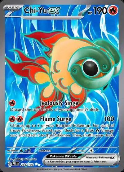 Chi-Yu ex 234/193 Paldea Evolved Pokemon card