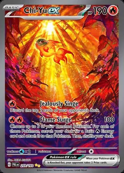Chi-Yu ex 259/193 Paldea Evolved Pokemon card