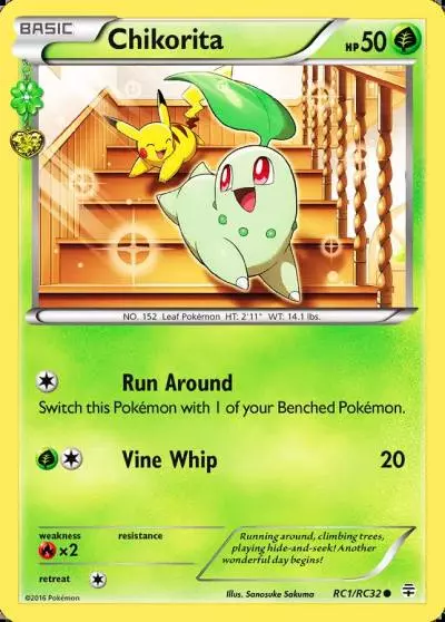 Chikorita RC1/83 Generations Pokemon card