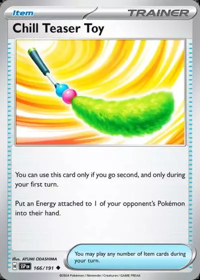 Chill Teaser Toy 166/191 Surging Sparks Pokemon card
