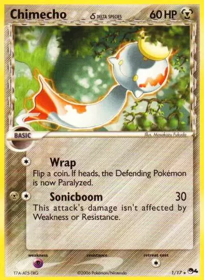 Chimecho δ 1/17 POP Series 4 Pokemon card