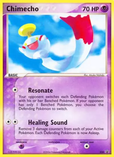 Chimecho 24/40 Nintendo Black Star Promos Pokemon card