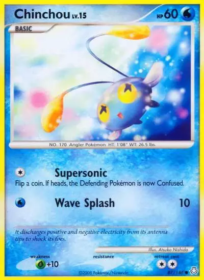 Chinchou 87/146 Legends Awakened Pokemon card