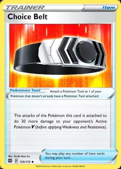 Choice Belt 135/172 Brilliant Stars Pokemon card
