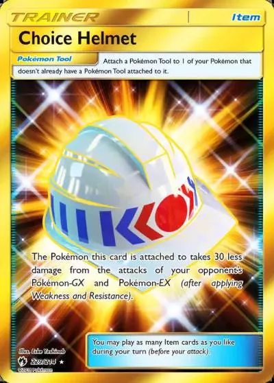 Choice Helmet 229/214 Lost Thunder Pokemon card