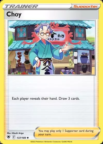 Choy 137/189 Astral Radiance Pokemon card