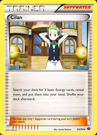 Cilan 86/99 Next Destinies Pokemon card