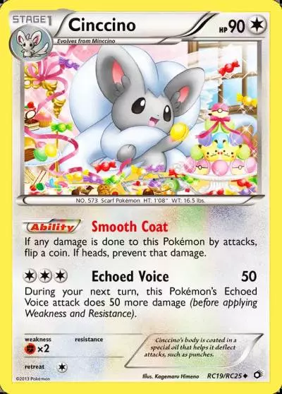 Cinccino RC19/113 Legendary Treasures Pokemon card