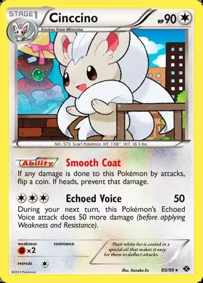 Cinccino 85/99 Next Destinies Pokemon card