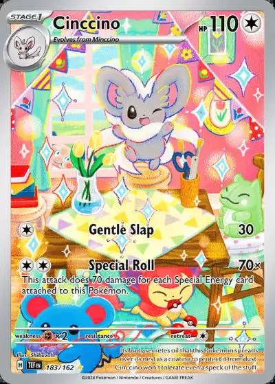 Cinccino 183/162 Temporal Forces Pokemon card