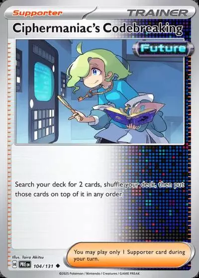 Ciphermaniac's Codebreaking 104/131 Prismatic Evolutions Pokemon card